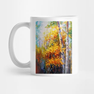 Birch in the forest Mug